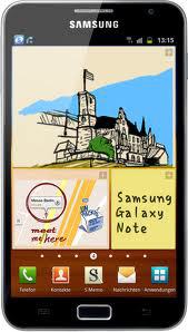 Смартфон Samsung Galaxy Note GT-N7000 Blue - Жигулёвск